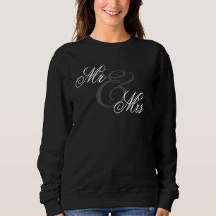 Sweatshirt Simple T-shirt lune de miel M. et Mme Mariage