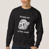 Sweatshirt Simply Out Of This World Retro Outer Space Designs (Devant)