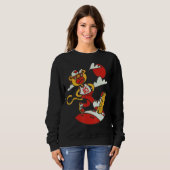 Sweatshirt Singe, Anniversaire Touché 5 ans Singe (Devant entier)
