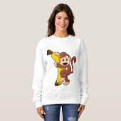 Sweatshirt Singe avec banane (1).PNG (Devant entier)