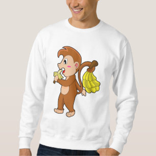 Sweatshirt Singe avec bananes