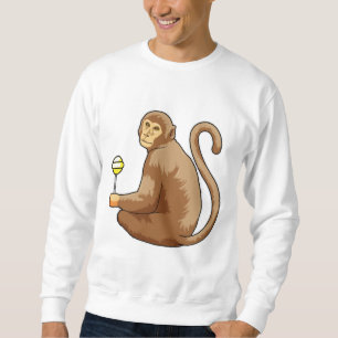 Sweatshirt Singe avec Lollipop