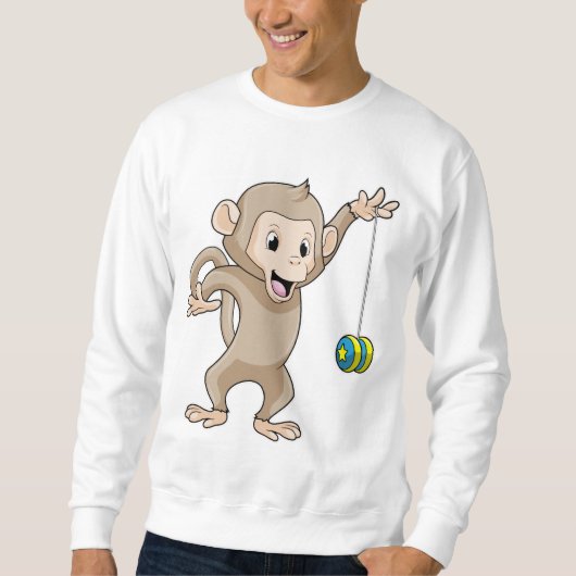Sweatshirt Singe avec Yo-yo (Devant)