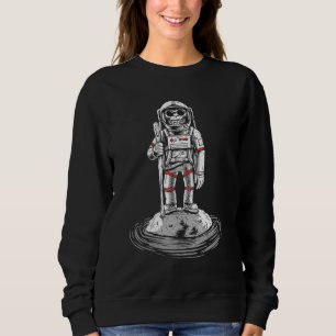 Sweatshirt Singe De L'Astronaute Spatiale Singe