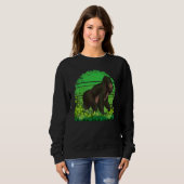 Sweatshirt Singe Faune Gorilla Singe Retro Gorilla (Devant entier)