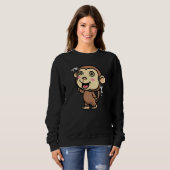 Sweatshirt Singe mignon (Devant entier)