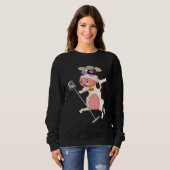 Sweatshirt singing cow outfit (Devant entier)