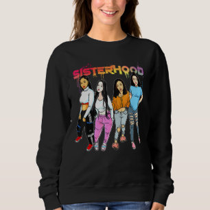 Sweatshirt Sistas Black Girl Magic Fun Melanin Femmes Brown S