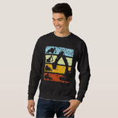 Sweatshirt Site de construction de conduite d'excavateur de D (Devant entier)