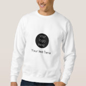 Sweatshirt Site Web du logo de l'entreprise (Devant)
