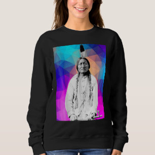 Sweatshirt Sitting Bull Amérindien Chef Lakota