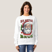 Sweatshirt Six Seven Bruh Xmas Internet Humor 6 7 Meme Viral (Devant entier)