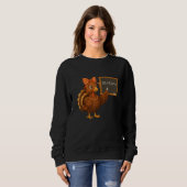 Sweatshirt Six Seven Prof de Maths Drôle Mème Dinde (Devant entier)