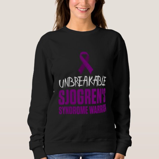 Sweatshirt Sjogren's Syndrome Survivor Slow Warrior 4 (Devant)