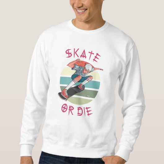 Sweatshirt Skate ou die Skateboarder Garçon (Devant)