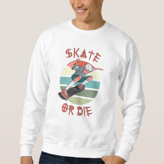 Sweatshirt Skate ou die Skateboarder Garçon (Devant)