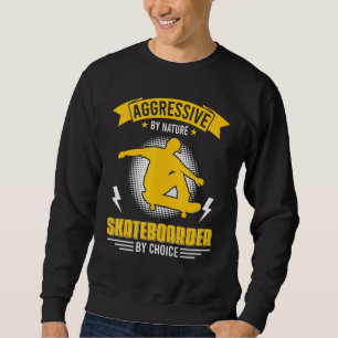 Sweatshirt Skate Skateboard Old School Skate Skateboarder