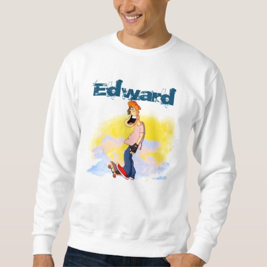 Sweatshirt Skateboard Guy (Light) (Devant)