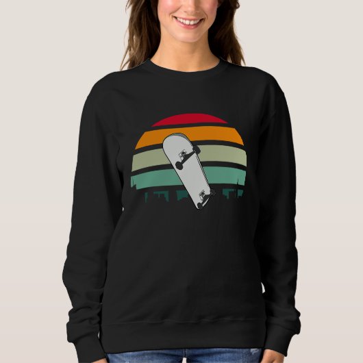 Sweatshirt Skateboard Skateboarder Skateboarding (Devant)