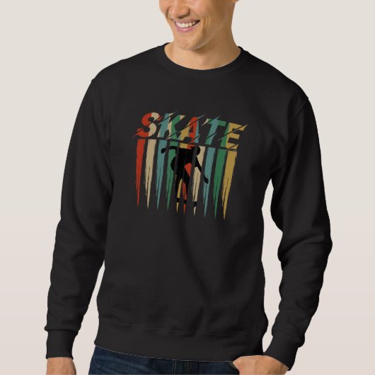 Sweatshirt Skating cool Retro Skateboard (Devant)