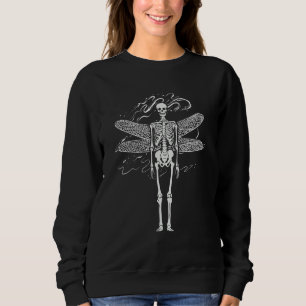 Sweatshirt Skeleton Ailes Horreur Satanisme gothique Demon Ev