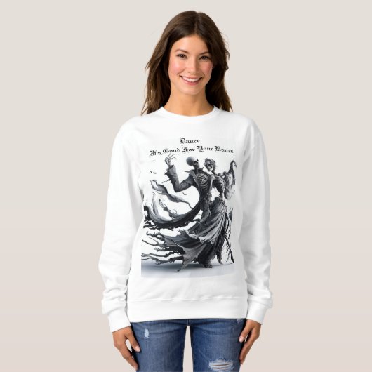 Sweatshirt Skeleton Dance (Devant entier)