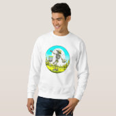 Sweatshirt Skeleton Disque Golf (Devant entier)