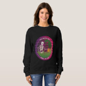 Sweatshirt Skeleton Gardening Humorisore Skeleton Waters Plan (Devant entier)