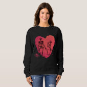 Sweatshirt Skeleton Love (Devant entier)