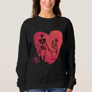 Sweatshirt Skeleton Love