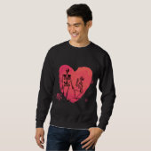 Sweatshirt Skeleton Love (Devant entier)