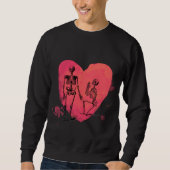 Sweatshirt Skeleton Love (Devant)