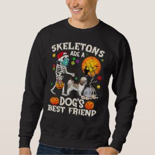 Sweatshirt Skeletons Sont Un Chien Meilleur Ami Shih Tzu Hall