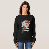 Sweatshirt Ski Conception Avec Jesus Grind (Devant entier)