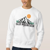 Sweatshirt Ski de montagne Retro Bald (Devant)