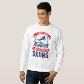 Sweatshirt Ski de Thérapie (Devant entier)
