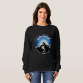 Sweatshirt Ski En Alta Badia Italie Bleu (Devant entier)