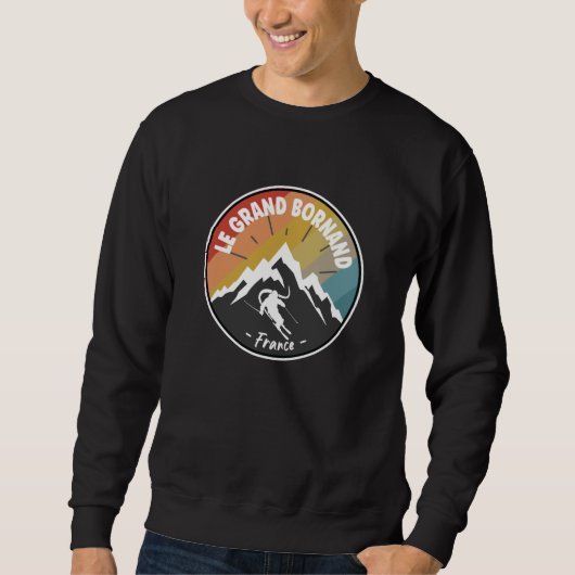 Sweatshirt Ski En France Le Grand Bornand (Devant)