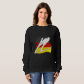 Sweatshirt ski jumping germany ski flying ski vacation ski sk (Devant entier)