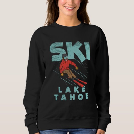 Sweatshirt Ski Lake Tahoe (Devant)