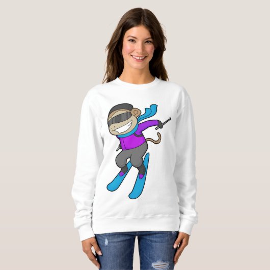 Sweatshirt Ski Monkey (Devant entier)