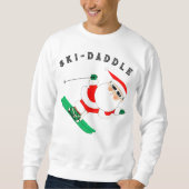 Sweatshirt Ski Ski Noël Vacances (Devant)
