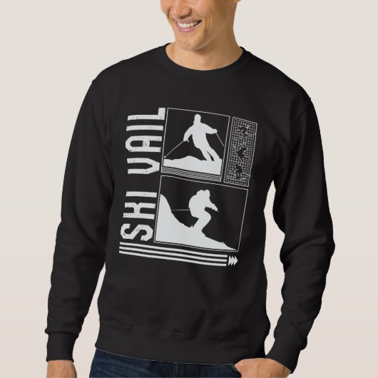 Sweatshirt Ski Vail Skiing Skier Winter Snowboard Snowboarder (Devant)