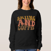 Sweatshirt Ski vintage et café (Devant)