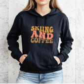 Sweatshirt Ski vintage et café