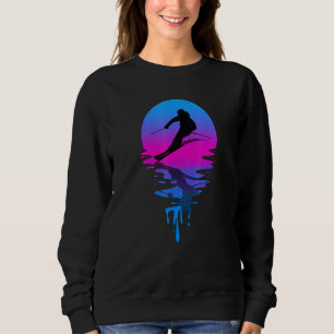Sweatshirt Ski vintage Retro Sunset