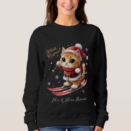 Sweatshirt Skibidi Rizzmas Le Mème De Noël Ultimate Funny (Devant)