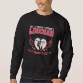 Sweatshirt Skilled Enough  Electric Humor For Powerline Techn (Devant)