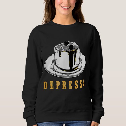 Sweatshirt Skull In A Cup (Devant)