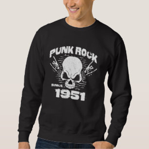 Sweatshirt Skull Rock Hands 73ème anniversaire - Punk Rock de